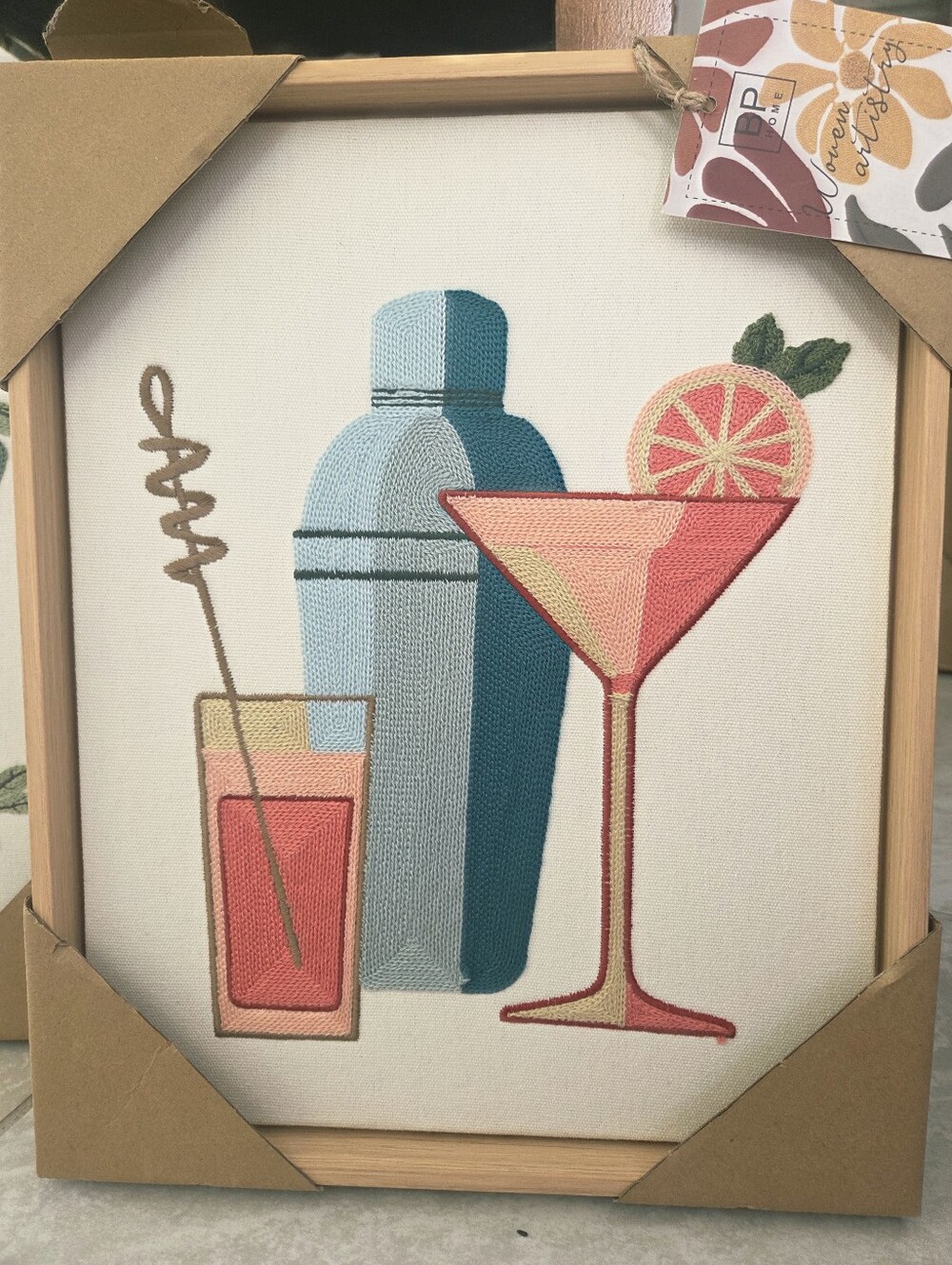 BP Home 12 X 15 Martini Wall Art